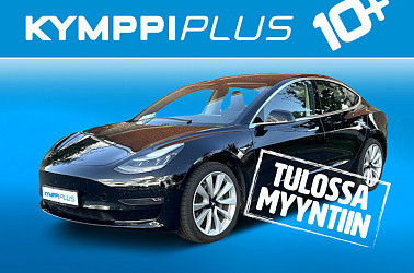 Tesla Model 3 Long-Range Dual Motor AWD - ACC / Lasikatto / Kamera / LED / Kahdet renkaat