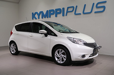 Nissan Note 1,2L DIG-S Tekna 5MT Glassroof - Lasikatto / 360°kamera / Lohko+sisäpistoke / Led-lisävalo