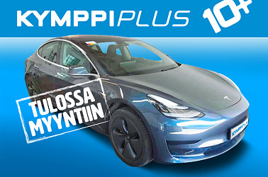 Tesla Model 3 Standard RWD Plus - Midnight Silver / Koukku / Lasikatto / 18’’ Aero-vanteet