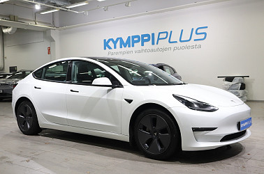 Tesla Model 3 Long Range - Lasikatto / Navigointi / LED / ACC / Kahdet renkaat / Lämpöpumppu