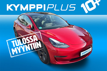 Tesla Model 3 Long Range - 2x renkaat ja vanteet / Lämpöpumppu / Navi / LED