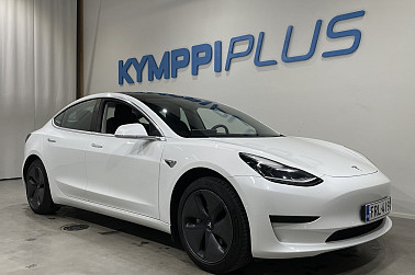 Tesla Model 3 Standard Range Plus - Vetokoukku / 2x renkaat ja vanteet / LED / ACC / Lasikatto