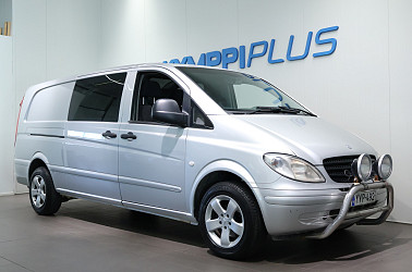 Mercedes-Benz Vito 115CDI -3,2/34K pitkä A3 Aut. - Suomi-auto / Vakkari / Koukku / Ilmastointi