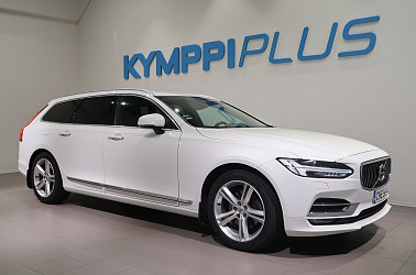 Volvo V90 D4 Inscription aut - Led / Acc / Webasto / Voc / Alletaituva koukku / Sähköinen takaluukku / Kuskin istuin muistilla / Uudet kesärenkaat