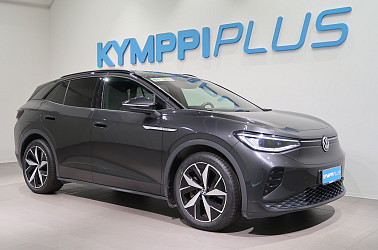 Volkswagen ID.4 GTX Dual Motor AWD,  akku 77 kWh - ALV-väh.kelp / Matrix-led / Lämpöpumppu / Lämmitettävä ohjauspyörä / Digitaalinen mittaristo / 2xrenkaat vanteilla