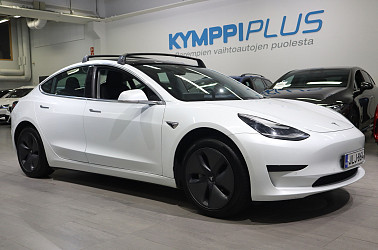 Tesla Model 3 Standard RWD Plus - Lasikatto / Adaptiivinen vakionopeudensäädin / Kahdet renkaat / Navigointi