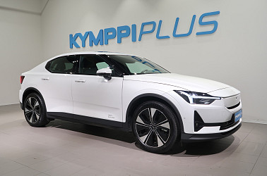 Polestar 2 Long range Single motor, 220kW, 82kWh - Facelift / Plus-paketti / Pilot / Pixel-led / Lämpöpumppu / Panoraama / Harman Kardon premium / 2 x renkaat alumiinivanteilla