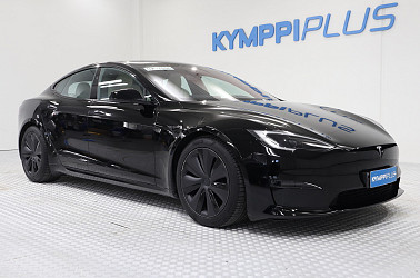 Tesla Model S Long Range - Koukku / Yoke / ACC / Ilma-alusta / Premium Audio / Walnut Decor