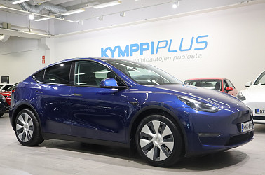 Tesla Model Y Long Range - Vetokoukku / Navigointi / Adaptiivinen vakionopeudensäädin / Lasikatto / Sähkösäätöiset etuistuimet / Peruutuskamera  / Kaistavahti