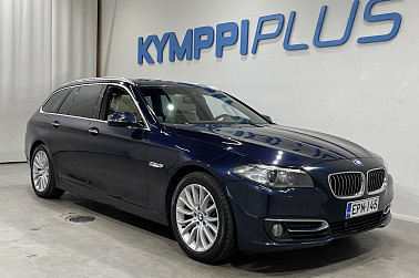 BMW 525 F11 Touring 525d TwinPower Turbo A xDrive Limited xDrive Edition Luxury - Muisti-istuimet / HUD / Keyless / Yönäkö / Hifi / Panoraama / Koukku / Nahat