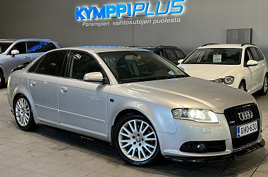 Audi A4 Sedan 2,0 T FSI 147 kW quattro tiptronic-aut. - S-line / Suomi-auto / Xenon / Lohkolämmitin / Vetokoukku