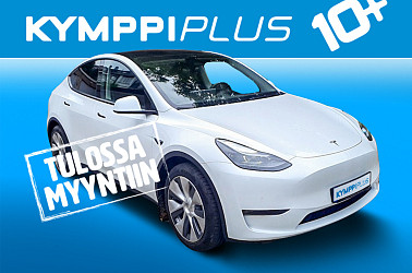 Tesla Model Y Long Range - Tehdastakuu / Vetokoukku / Autopilot / Nahkaverhoilu / Lasikatto