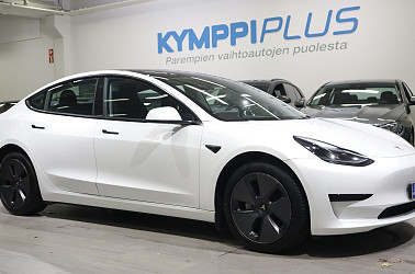 Tesla Model 3 Standard Range Plus - Peruutuskamera / Lasikatto / Mukautuva vakionopeudensäädin / Kaistavahti / Langaton puhelimen lataus