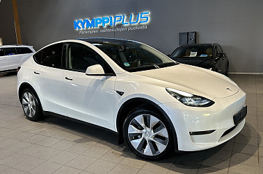 Tesla Model Y Long Range - Vetokoukku / Matrix-Led / Lasikatto / Sähköluukku / ACC / 2x renkaat ja vanteet