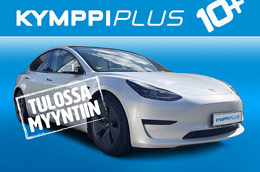 Tesla Model 3 Standard Range Plus - Valkoinen sisusta / LED / Tehdastakuu / ACC