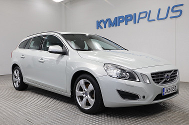 Volvo V60 D2 Summum Business - Kattoikkuna / Muistipenkki / Nahkasisusta / Vetokoukku / Navi / Juuri huollettu!