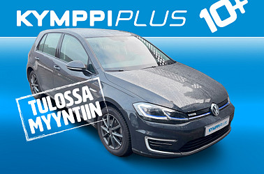 Volkswagen Golf e-Golf 100 kW (136 hv) automaatti - Acc / Peruutuskamera / Navi / 2 x renkaat vanteilla / Lämmitettävä tuulilasi