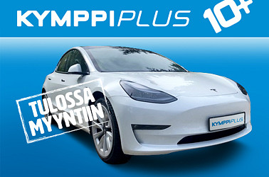 Tesla Model 3 Long Range - ACC / Lämpöpumppu / Lasikatto / LED / Sähköluukku