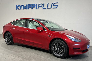 Tesla Model 3 Standard Range Plus - Valkoinen sisusta / ACC / Panoraama / Navi / 2x renkaat ja vanteet