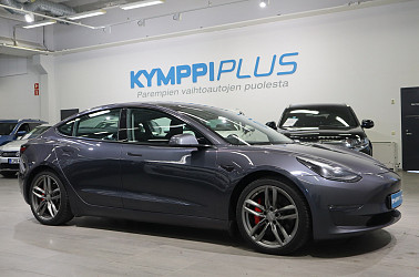 Tesla Model 3 Performance - 2 x renkaat ja vanteet / Harmaa / Refresh / ILP